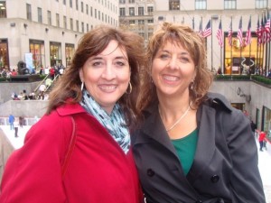 Barb & Mary, Rockefeller Center, Nov 09